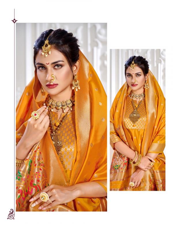 Smit Paithni Gown Festive Wear Gown With Dupatta Colllection